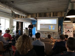 Tom Cools tijdens Utrecht JUG meetup